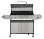Preview: BBQ Hero Gasgrill 6-Brenner Ak Gussrost, 95x41 cm, mit Unterschrank, 915089